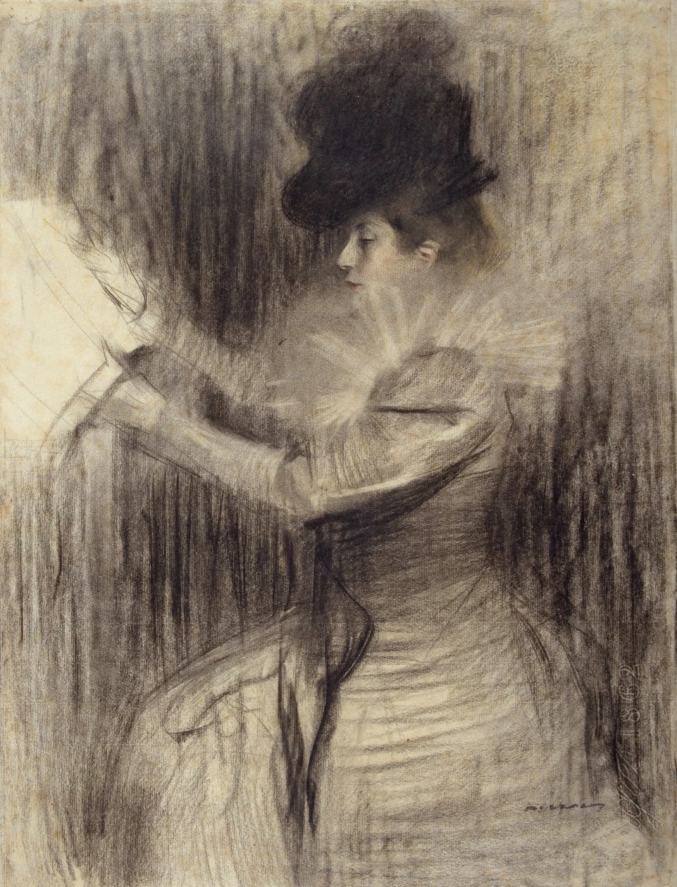 Ramon Casas - Figura femminile